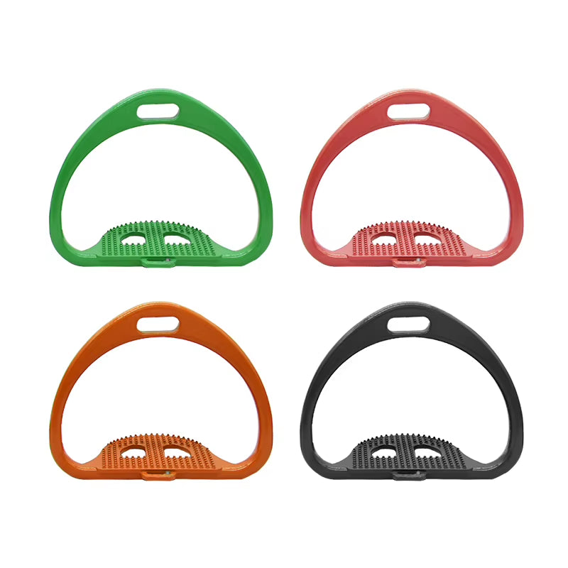 Aluminium stirrups with non-slip pad, 4 colours – view 2