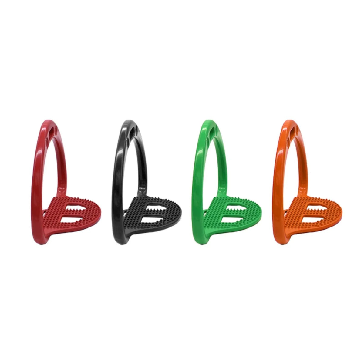 Aluminium stirrups with non-slip pad, 4 colours – view 6