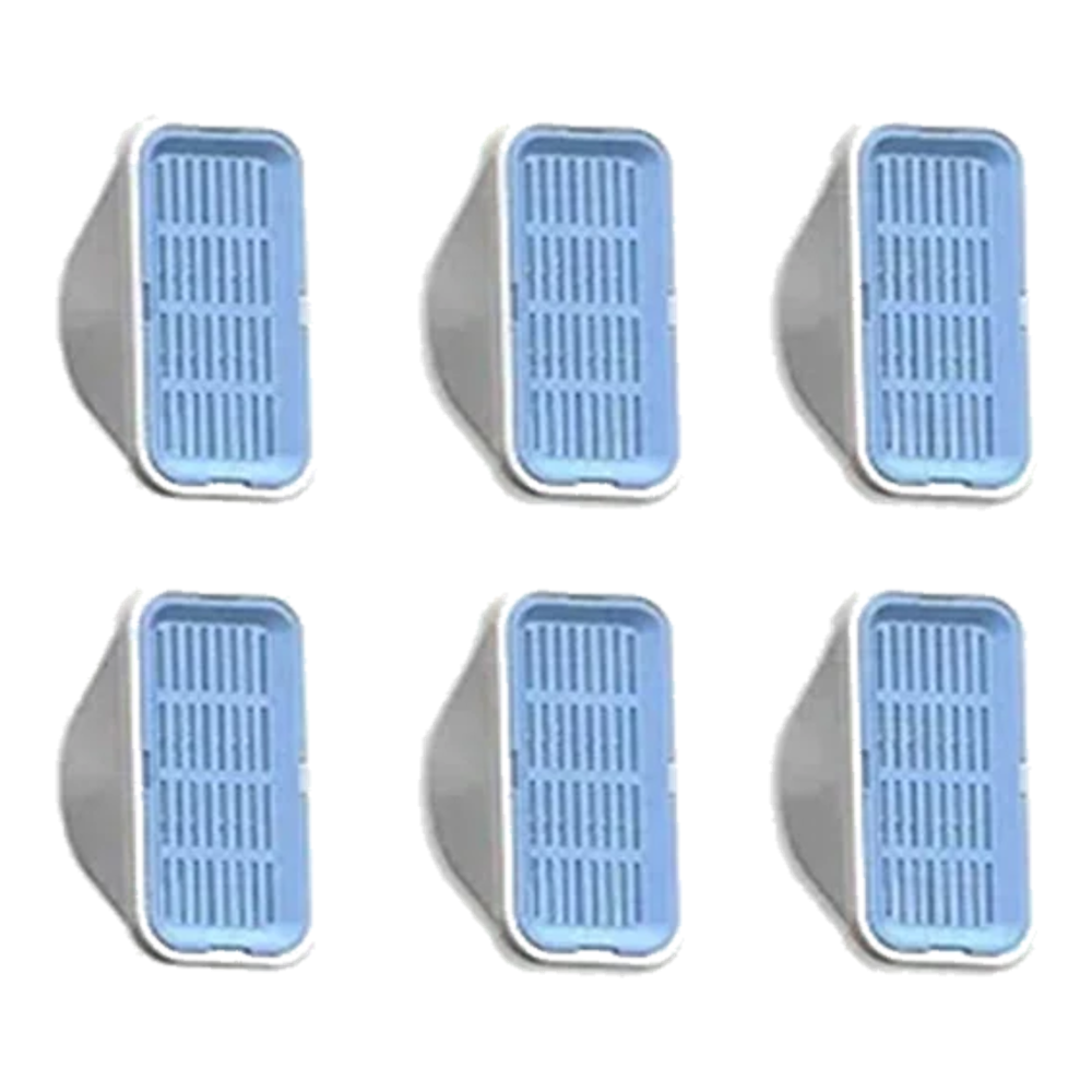 6 replacement filters for 3.2 L cordless cat water fountain