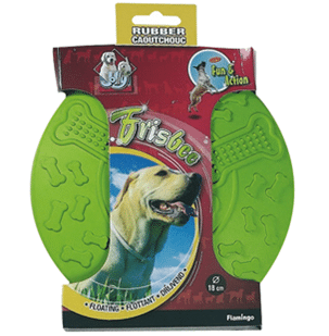 Rubber dog frisbee