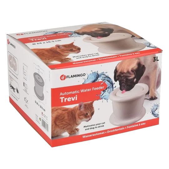 Trevi Automatic Water Fountain for Dogs and Cats, 3 l