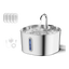 2.2 L stainless steel cat water fountain with 4 filters and motion sensor