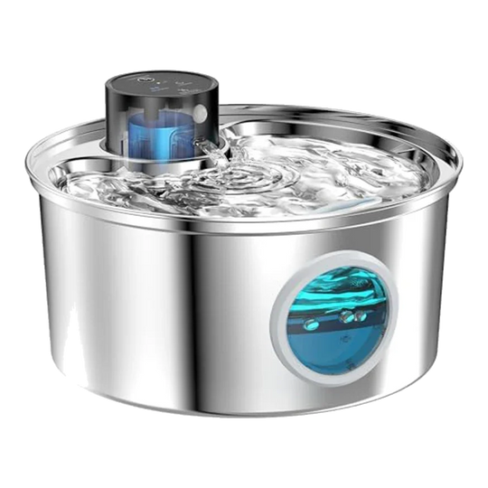 3.2 L stainless steel cat water fountain with sensor and USB charging