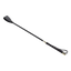 Black riding crop with non-slip grip