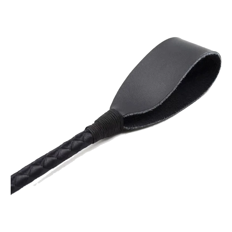 Synthetic leather flap of the riding crop