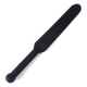 Black silicone riding crop, 38 cm