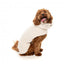 FuzzYard The Cosy high-neck dog coat, Eggshell (size 1)
