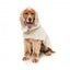 FuzzYard The Cosy high-neck dog coat, Eggshell (size 1)