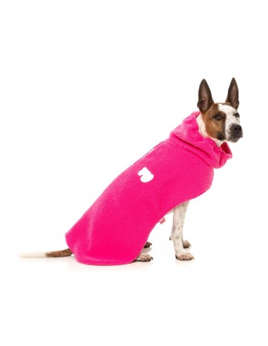 FuzzYard The Snuggle high-neck dog coat, pink (size 1)