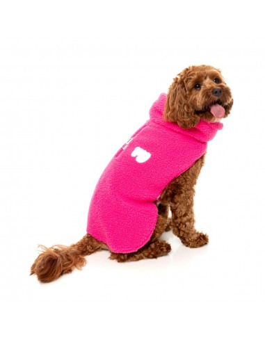 FuzzYard The Snuggle high-neck dog coat, pink (size 1)