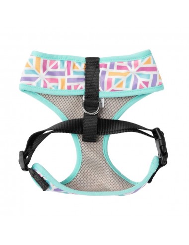 FuzzYard Bubblegum Burst breathable dog harness (size S)