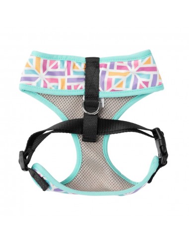 FuzzYard Bubblegum Burst breathable dog harness (size XS)