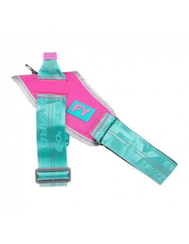 FuzzYard Flash Bubblegum Reflective Dog Harness