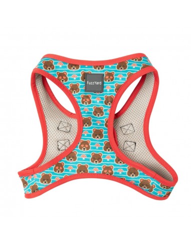 FuzzYard Fuzz Bear Step-In Dog Harness, Breathable and Reflective