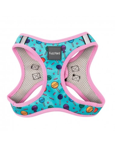 FuzzYard Hey Suckers! Step-In Dog Harness, Breathable and Reflective