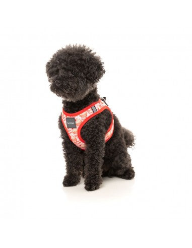 FuzzYard Hey There Sweetie Step-In Dog Harness, Breathable and Reflective