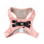 FuzzYard Pink Lemonade step-in dog harness with reflective strips
