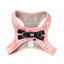 FuzzYard Pink Lemonade step-in dog harness with reflective strips