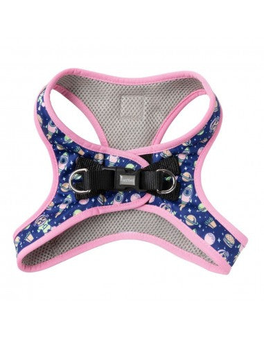 FuzzYard Pluto Pup step-in dog harness with reflective strips