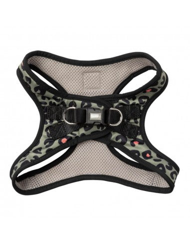 FuzzYard Savanna step-in dog harness with reflective strips, size XL