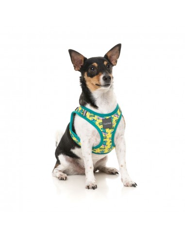 FuzzYard Sk8ter Gator step-in dog harness with reflective strips