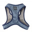 FuzzYard Thornbury Aegean Blue step-in dog harness with reflective strips