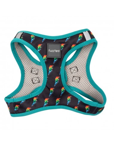FuzzYard Volt! step-in dog harness with reflective strips