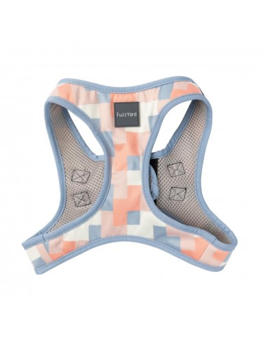 FuzzYard Yazd step-in dog harness with reflective strips