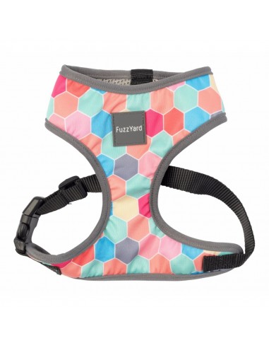 Breathable Lycra dog harness FuzzYard The Hive