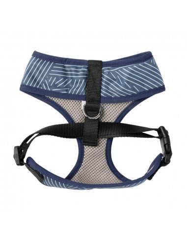 Breathable Lycra dog harness FuzzYard Thornbury Aegean Blue