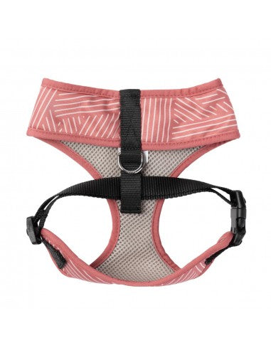 Breathable Lycra dog harness FuzzYard Thornbury Brick Red