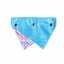 FuzzYard Bubblegum Burst reversible dog bandana, size M/L
