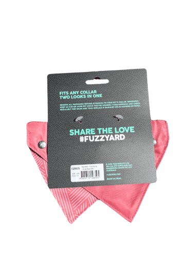 Reversible dog bandana FuzzYard Thornbury Brick Red S/M