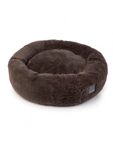 FuzzYard Dreameazzzy Truffle round dog bed (size M)
