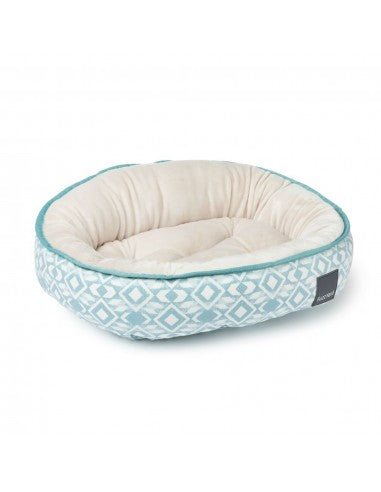 FuzzYard Chaouen reversible oval dog bed (size S)