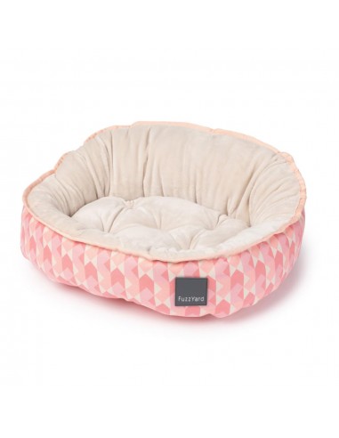 FuzzYard Pink Lemonade reversible dog bed (size S)