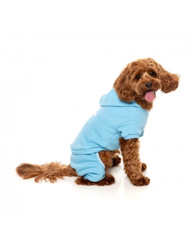 FuzzYard Chillin' Hooded Dog Tracksuit, Blue
