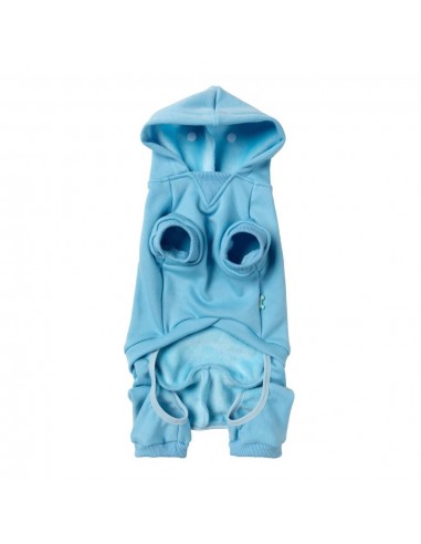FuzzYard Chillin' Hooded Dog Tracksuit, Blue