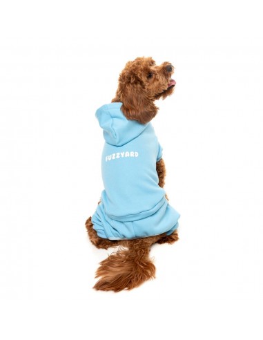 FuzzYard Chillin' Hooded Dog Tracksuit, Blue