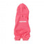 FuzzYard Chillin' Hooded Dog Tracksuit, Pink