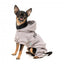 FuzzYard Urban Cotton Dog Hoodie, Light Grey