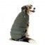 Padded dog coat FuzzYard Mosman in khaki with corduroy collar