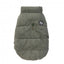 Padded dog coat FuzzYard Mosman in khaki with corduroy collar