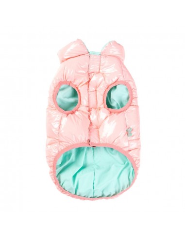 FuzzYard Amor Puffer Dog Coat, Bubblegum Pink