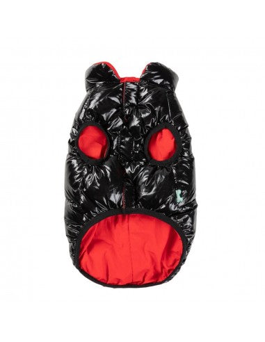 FuzzYard Amor Puffer Dog Coat, Black