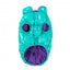 FuzzYard Amor Puffer Dog Coat, Turquoise