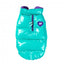 FuzzYard Amor Puffer Dog Coat, Turquoise