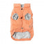 Cotton padded dog coat FuzzYard Ashbury in peach