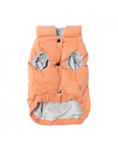 Cotton padded dog coat FuzzYard Ashbury in peach
