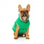 Cotton padded dog coat FuzzYard Ashbury in green